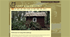 Desktop Screenshot of campkiwanilong.org
